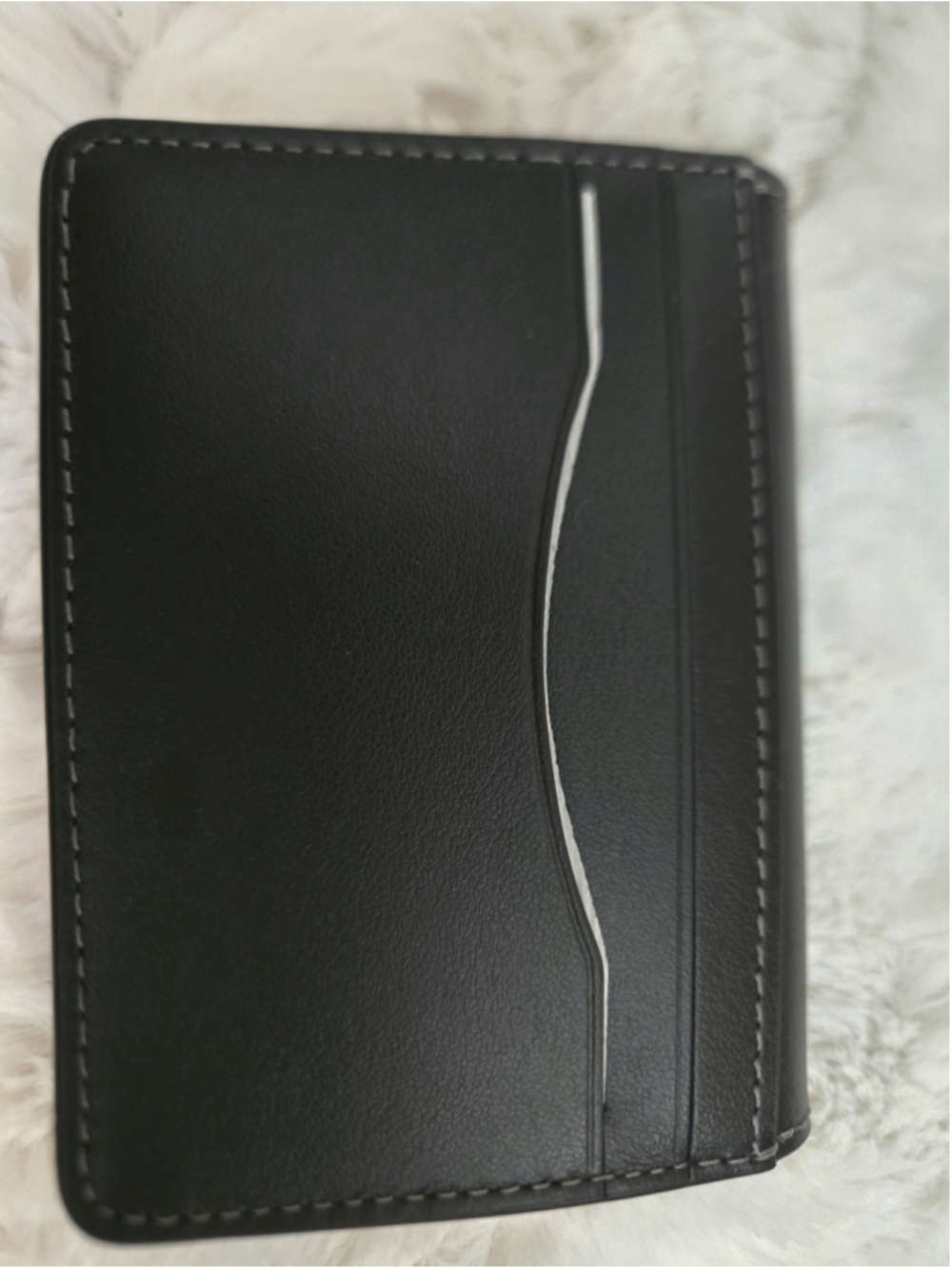 NWOT Coach Bandit Matte Black Card Case - Picture 2 of 6